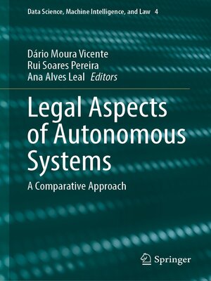 cover image of Legal Aspects of Autonomous Systems